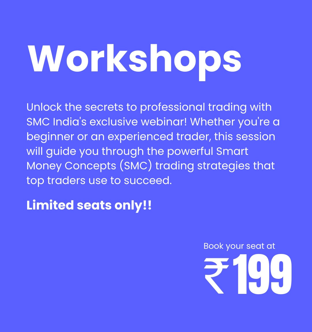 SMC India Trading Workshop